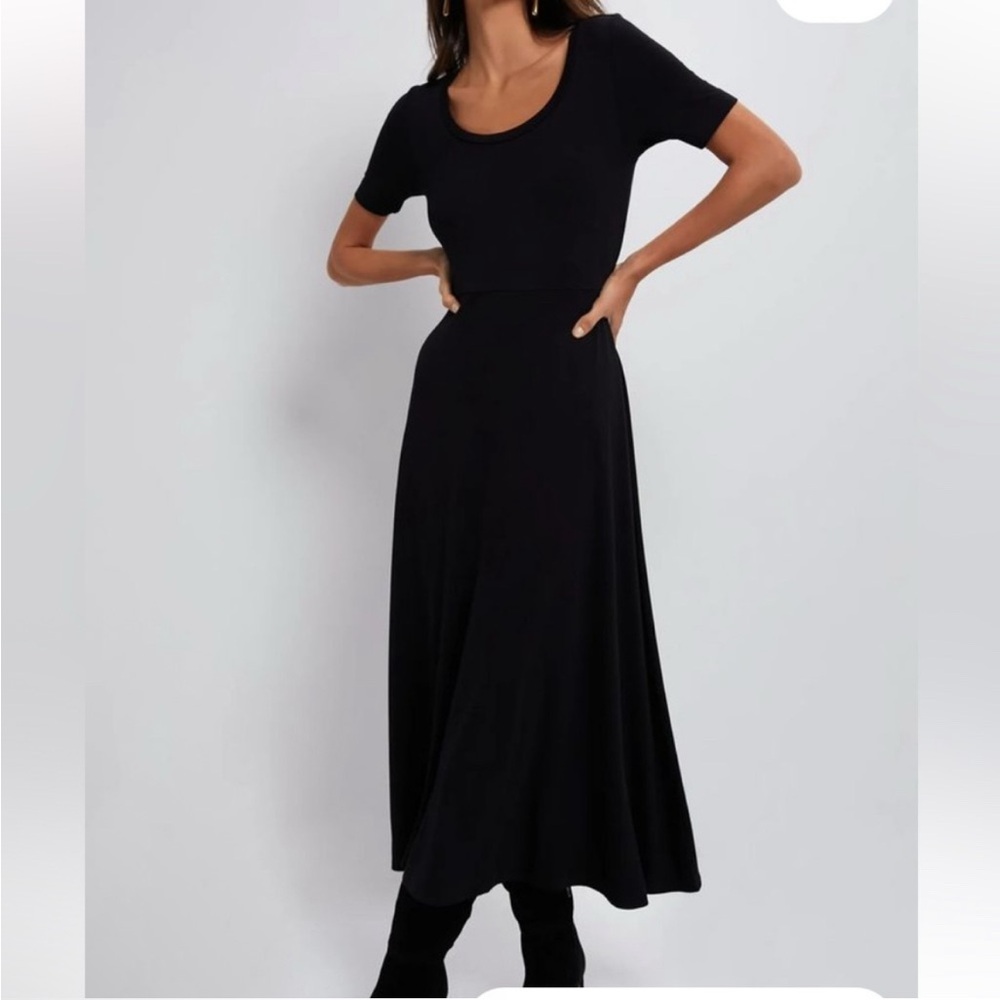 Tuckernuck Black Midi Dress